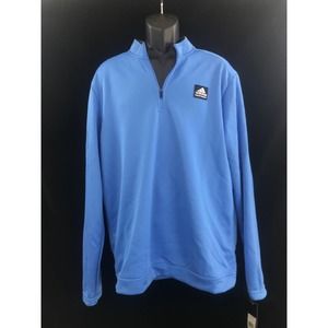 Adidas Equipment Golf 1/4 zip Pullover Baby Blue L New ADVR0824